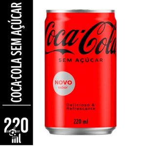 imagem do produto Coca cola mini zero 220 ml