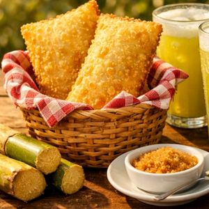 imagem do produto Pastel de banana com doce de leite.