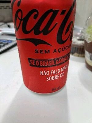 imagem do produto Coca cola sem açúcar 350 ml
