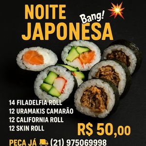 imagem do produto Noite japonesa - 50 rolls variados 