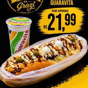 imagem do produto Combo solteiro super salsicha + Guaravita