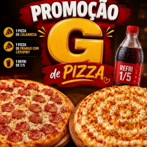imagem do produto 1 Calabresa 1 frango com catupiry +coca 1/5