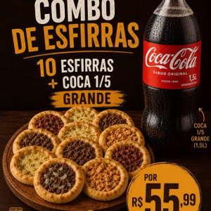 imagem do produto supe combo 10 esfirras + coca 1/5