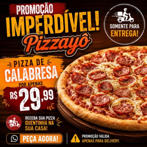 imagem do produto Pizza de calabresa somente entrega