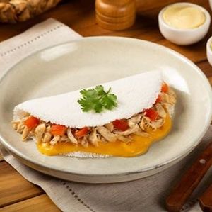 imagem do produto Tapioca de frango com cheddar