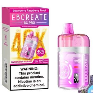 imagem do produto Elfbar Ebcreate pro 2026 40K Strawberry Raspberry Frost 
