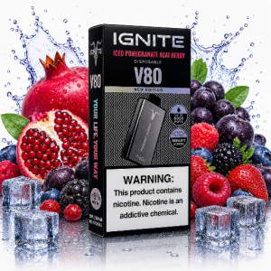 imagem do produto Ignite v80 Iced Pomegranate açaí berry