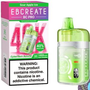imagem do produto Elfbar Ebcreate pro 2026 40K Sour Apple Ice