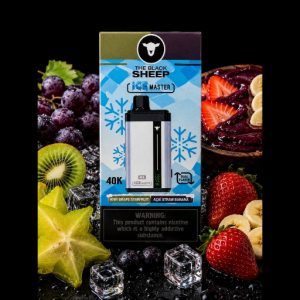 imagem do produto Black Sheep 40K ICE MASTER Kiwi Grape Starfruit/Açaí Straw Banana