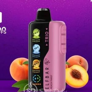 imagem do produto Elfbar TRIO 40K Peach Twist