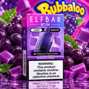 imagem do produto Elfbar 15k bubbaloo grape