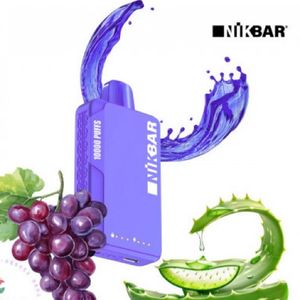 imagem do produto Nikbar 10.000 puffs aloe grape