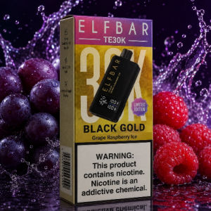 imagem do produto Elfbar TE30K GOLD Grape Raspberry ICE
