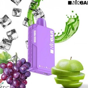 imagem do produto Nikbar 10.000 puffs Grape Apple ice