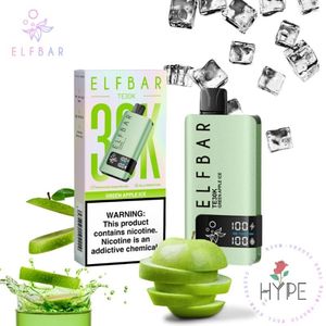 imagem do produto Elfbar TE30k Green Apple ICE 