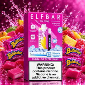 imagem do produto Elfbar ICE King 40k Bubbaloo Tutti Frutti