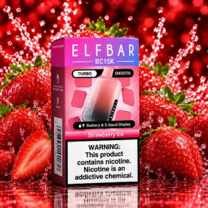 imagem do produto Elfbar 15k strawberry ICE