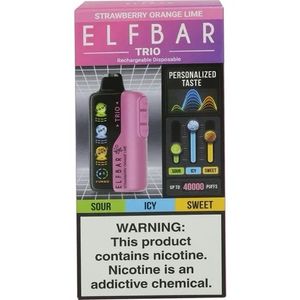 imagem do produto Elfbar TRIO 40K Strawberry Orange Lime
