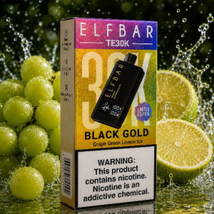 imagem do produto Elfbar TE30k GOLD Grape Green Lemon ICE
