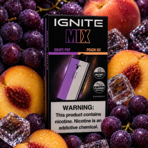 imagem do produto Ignite MIX Grape pop / Peach ICE 🍇🍑