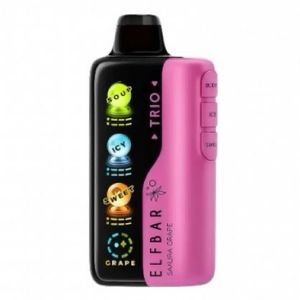 imagem do produto Elfbar TRIO 40K Sakura Grape