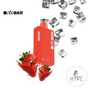 imagem do produto Nikbar 10.000 puffs Strawberry Ice 