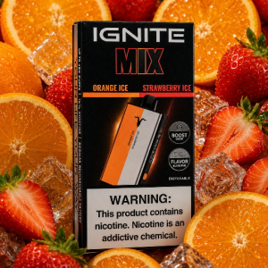 imagem do produto Ignite MIX Orange ICE / Strawberry ICE 🍊🍓