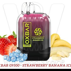 imagem do produto Oxbar 9500 Strawberry Banana Ice