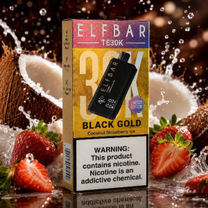 imagem do produto Elfbar TE30K GOLD Coconut Strawberry ICE