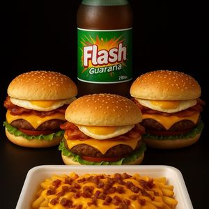 imagem do produto Combo p3 tradicional +1flexa guaraná 