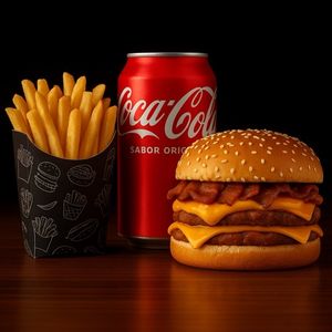 imagem do produto 🍟 Combo Laranjal – Fritas + Refri 350ml 🥤