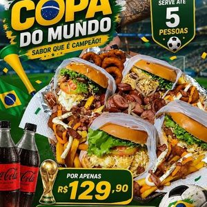 imagem do produto O Mais vendido serve bem 4 pessoas + refri 1.5