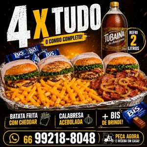 imagem do produto Big Bolota serve 4 + Calabresa Acebolada + Batata Frita+ Refri 1.5L