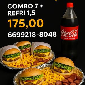 imagem do produto Serve 7 pessoas + 1 refri 1.5