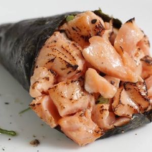 imagem do produto Temaki Salmão Maçaricado (fresco ou hot)