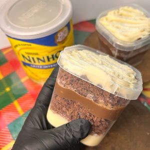 imagem do produto Bolo de ninho com brigadeiro