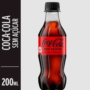 imagem do produto Mini coca cola zero açúcar 