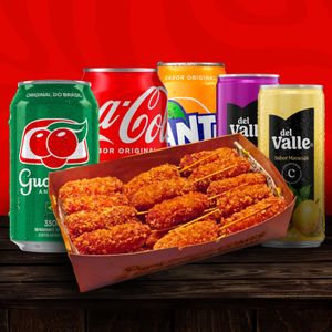 imagem do produto Combo Espetinho - 25 Espetinhos + 1 Refrigerante Lata