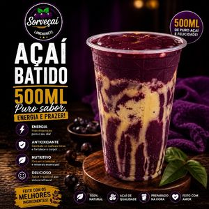imagem do produto Açaí batido 500ml