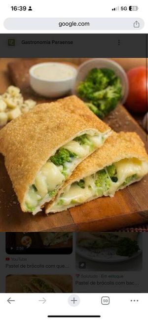 imagem do produto Pastel de brócolis com Catupiry