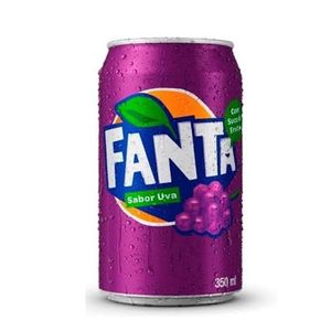 imagem do produto Fanta uva lata 350ml