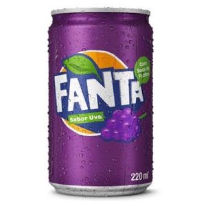 imagem do produto Fanta uva lata 220ml
