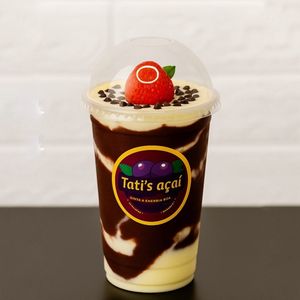 imagem do produto Pote da Felicidade de Morango com Brownie 300 ml