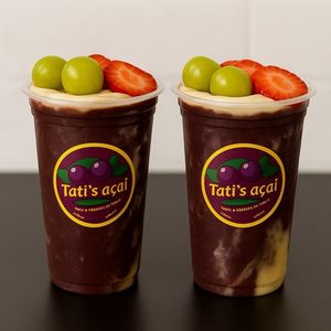 imagem do produto 2 Açaís de 300 Ml com Leite em Pó + Leite Condensado + Banana