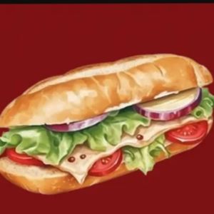 imagem do produto Baguete de carne com bacon 