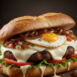 imagem do produto Baguete carne e ovo