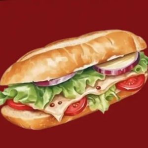 imagem do produto Baguete de carne bacon e ovo 