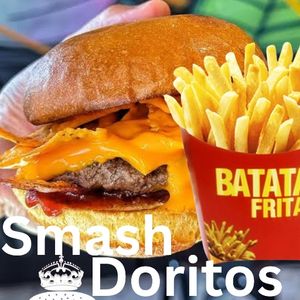 imagem do produto 🔥 Smash Doritos Burguer 🔥 com batata frita 