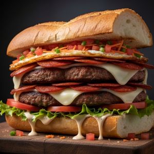 imagem do produto Baguete mega calabresa 