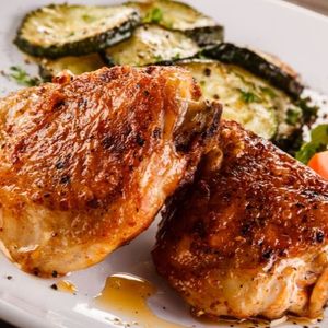 imagem do produto Coxa e sobrecoxa assado C/ salpicão